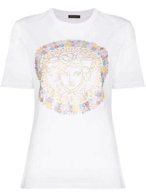 maglie nere versace per ragazze